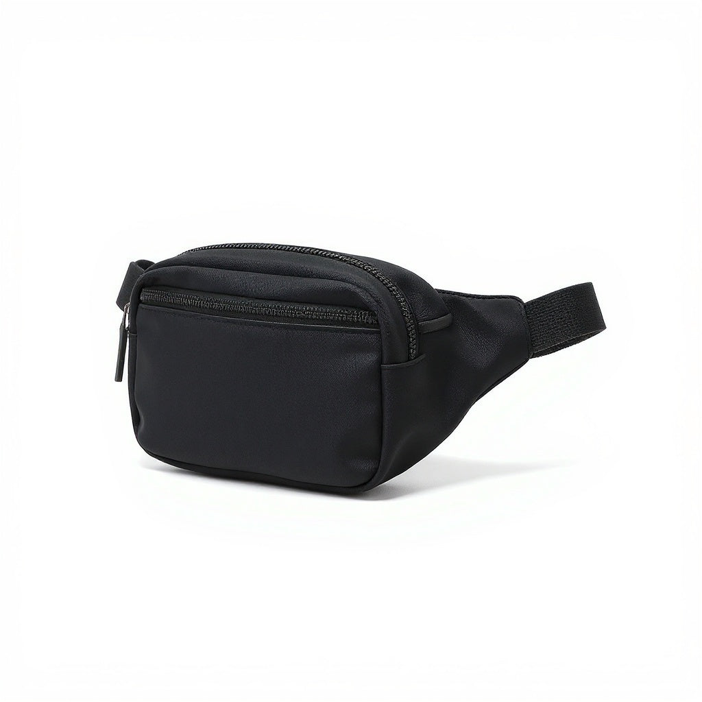 Nylon Convertible Fanny Pack – 1.5 L, Adjustable Straps, Black - View 3