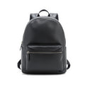 Vegan Leather Backpack – 18L Capacity, Water-Resistant, Black - View 1