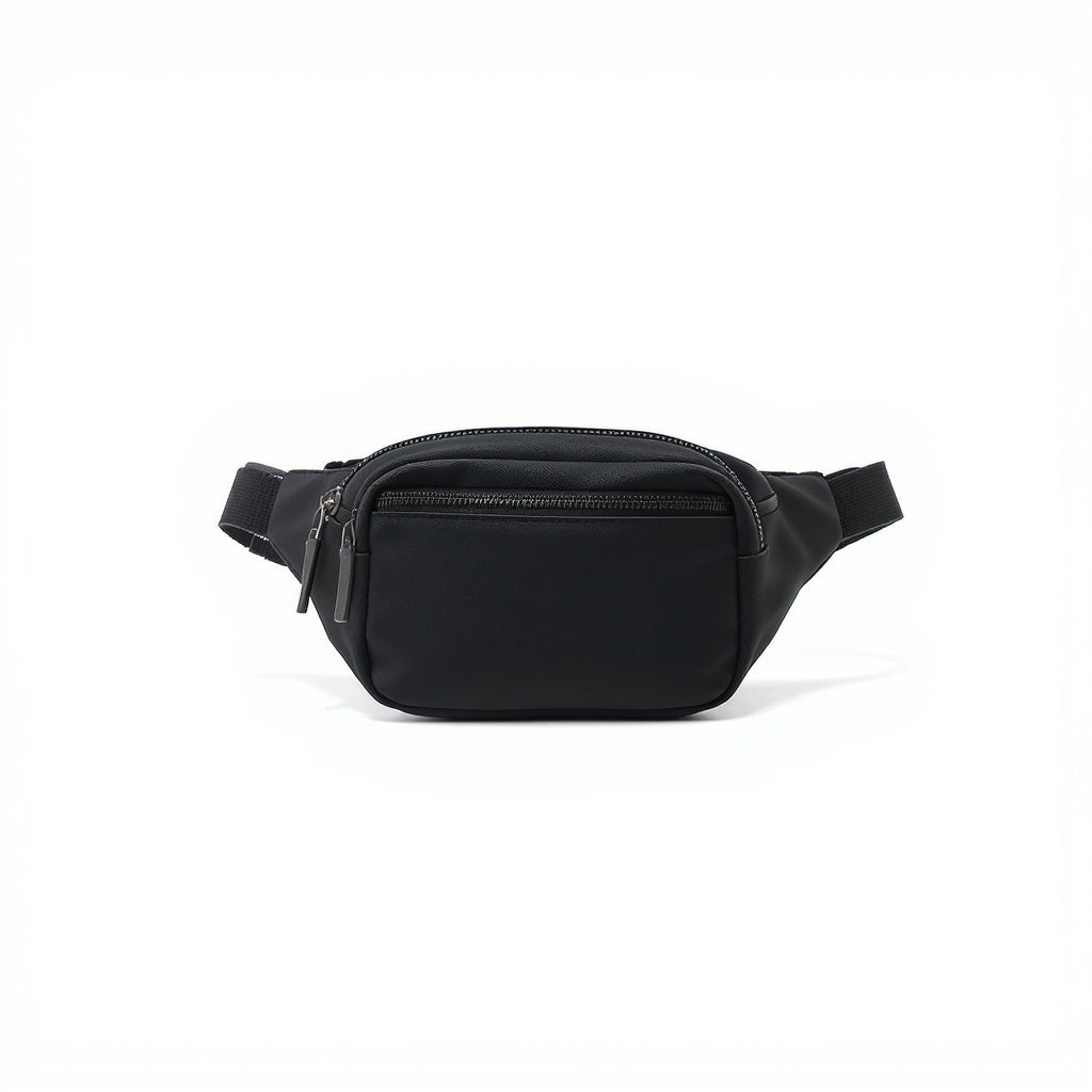 Nylon Convertible Fanny Pack – 1.5 L, Adjustable Straps, Black - View 1